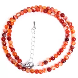 Ladies Natural Labradorite Tiger Eye Stone Agate 4mm Beads Necklace Collier Femme Choker Wedding Bridal Jewelry Party Gifts