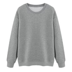Navy Blue 500g Heavy Round Neck Sweater Men's Autumn and Winter Velvet Thickened Pullover Couple Loose American Top Women