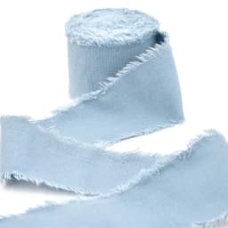 5Meter 4cm Hand-Torn Frayed Edge Cotton Linen Ribbon for Wedding Invitation Bouquets Wrapping Christmas Day Gifts Decorations