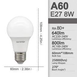 10pcs/lot LED Bulb E27 AC 110V 220V 3W 8W 9W 12W 15W 18W 20W 24W LED A60 G45 Lamp Saving Cold Warm White Bulbs for Home Light