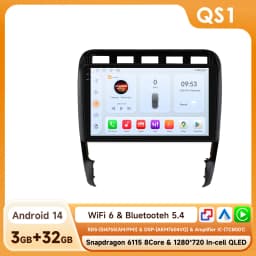 Hizpo Android 14 Car Radio for Porsche Cayenne 1 2002-2010 Multimedia Video Player 2din 4G Navigation Carplay Head Unit No DVD