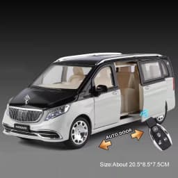 1:24 Alphard VS680 Remote-controlled Car Model Toy Models Alloy Body Rubber Tires Business Vehicle Models Music Light Gifts
