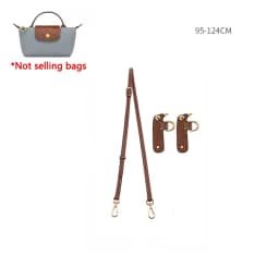 Genuine Leather Shoulder Strap Fit For Longchamp Mini Le Pliage Punch Free Crossbody Bag Strap Accessories