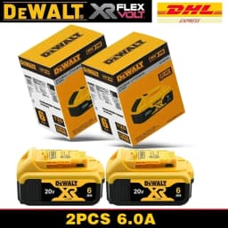 New 100% Original Dewalt 6000mAh 20V/60V Power Tool Battery DCB206 DCB205 DCB200 DCB203 For Dewalt Power Tool Battery