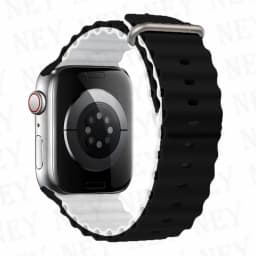 Ocean Band for Apple Watch Ultra 2 49mm 44mm 45mm 42mm 38/40/41mm silicone bracelet correa iwatch series 9 8 7 se 6 5 4 3 strap