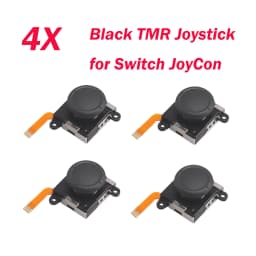2/4/10pcs K-SILVER JS19 TMR Electromagnetic Joystick for Switch/NS OLED JoyCon NS Lite Replacement 3D Analog White ThumbStick