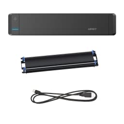 HPRT MT800 A4 Portable Thermal Transfer Printer 300DPI Wireless&USB Connect Mobile Computer for Office School with Ribbon Roll B