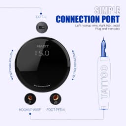Mast P10 Complete Tattoo Kit Permanent Makeup Tattoo Machine Pen Set Power Supply Mast PRO Cartridge for Tattoo Artist
