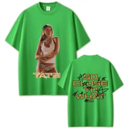 Singer Tate Mcrae So Close To What Album T-shirt Miss Possessive Tour 2025 T Shirts Summer Men Women Fashion Oversized Tshirt