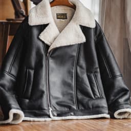 Maden Men’s G1 Flight Jacket Winter Thick Warm Sherpa Lined Motorcycle Coat Casual Outerwear