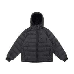 Unisex Camping Hooded 90% White Duck Down Jacket with 3M Fluorine-Free Water-Repellent, Lightweight for Outdoor & Casual Wear
