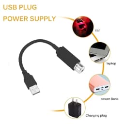 LED Car Roof Star Atmosphere Lights Projector Light Interior Ambient Atmosphere Galaxy Lamp Decoration Light USB Plug
