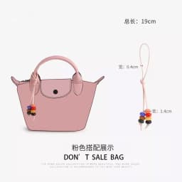 HAVREDELUXE Beaded Decorative Chain For Longchamp Mini Bags Into Colorful Handheld Non Destructive Modification shoulder Straps