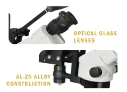 Adjustable Continuous Zoom Stereo Microscope 7X-45X Bench Bracket for Laboratory Jewelry Mobile Phone Repair And Setting Stone