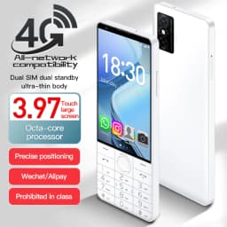 UNIWA DOOV R70 Pro 4G Smart Keyboard Mobile Phone 4inch 6GB 128GB Touch Screen WiFi & Whatsapp Android14 2600mAh Durable Battery