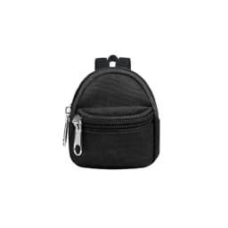 1 Piece Double-Shoulder Zipper Small Coin Purse Keychain Mini Backpack Pendant