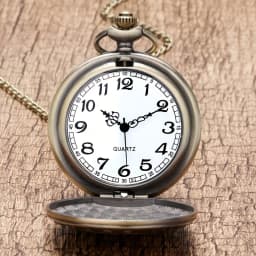Bronze Mustang Car Pocket Watch - Perfect Birthday Gift for Teens