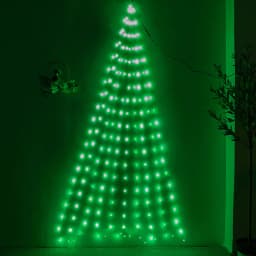 New Year LED Christmas Lights Outside Outdoor Warm White Waterfall Curtain Fairy Lights for Bedroom Icicle Girland Street