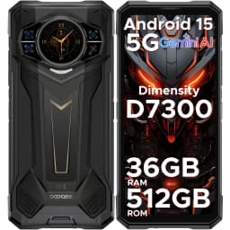 Doogee S200 Plus 5g Ai Rugged Phone 32Gb (12+20) 512Gb Dimensity 7300 Gaming Mobile Phone 1.32'' Rear Display Main Screen