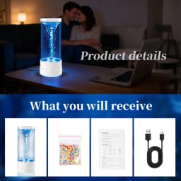 Simulation LED Tornado Night Light USB Creative Table Lamp Multi-Color Changing Atmosphere Light For Birthday Gift Bedroom Decor
