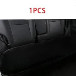 Plush Rabbit Fur Car Seat Cushion Winter Warmth Thick Wool Square Multicolor Cushion for Main Driver or Co-pilot Cover Universal