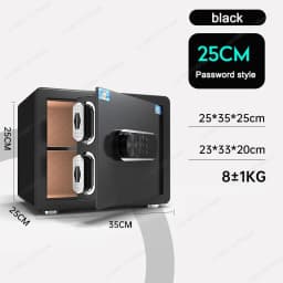 Thickened Alloy Steel Single Door Fireproof And Waterproof Safe Password/Fingerprint/WIFI Unlock Anti-theft And Anti-pry Safe