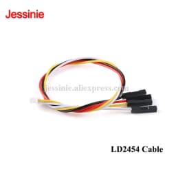 10pcs/1pc Hi-Link HLK-LD2454 24GHz 1T2R Multi-Target Human Motion Trajectory Tracking Radar Sensor Module LD2454 Cable