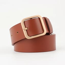 New PU Leather Belt For Women Square Pin Buckle Jeans Black Belt Chic Ladies Vintage Strap Female Waistband 3.3X90/100/110cm