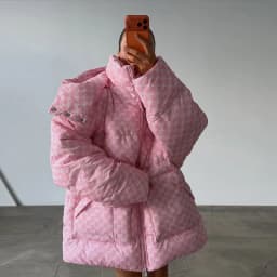 Casual Solid Loose Thicken Coat Women Lapel Full Sleeve Lace Up Single Breasted Female Coats Female 2026 Winter Lady Jacket