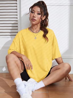 Cotton Solid Color Summer Plus Size T Shirt Women Street Hip Hop T-shirts Loose Casual Short Sleeve Comfortable Fashion Tee Tops