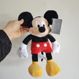 35cm Red Mickey Mouse And Red Minnie Mouse Plush Toys Stuffed Soft Doll For Birthday Gifts