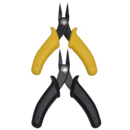 3.5inch Mini Flat Nose Pliers Micro Cut Plier Nose Plier Small Chain Pliers Smooth Jaw Fine Pliers For DIY Jewelry Making Tool