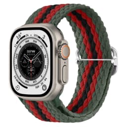 Nylon Strap For Apple Watch 12 11 10 9 8 7 46mm 42mm Adjustable Wristband iWatch Ultra4-3-2-1 49mm 6 5 4 SE 45mm 41mm 44mm Belt