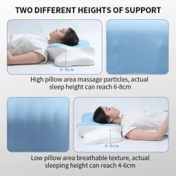 Cervical Orthopedic Pillow For Sleep Butterfly Ergonomic Memory Foam Pillow Slow Rebound Comfortable Neck Massage Bed Pillow