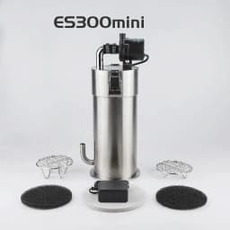 304 Stainless Steel Filter Barrel with Water Pump for Plant Aquarium Fish Tank