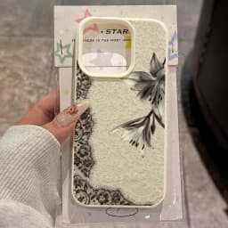Cute Polka Dot Lily Floral Pattern Phone Case For iPhone 18 17 Pro Max Cases iPhone 16 15 Plus 14 13 12 11 XS X XR Air 17E Cover