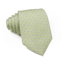 Soft Men's Imitation Silk 52 Colorful 8cm Lines Geometric Patterns Leisure Tie Business Party Gentleman Necktie Accessories Gift