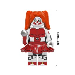 Cute Cartoon Game Figure Bricks Freddy Bonnie Chica Miniatures Kawaii Bonnie Bear Desktop Ornament Birthday Party Favors Gift