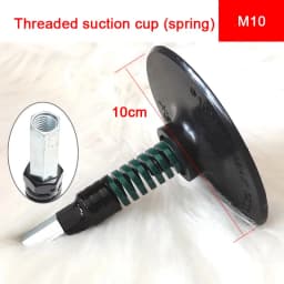3XLR Black Suction Cup M6 M8 M10 Connector Suction Cup Adapter for Telescopic Linear Actuator Attachments Parts 100mm/120mm