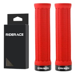 1Pair MTB Grips TPR Rubber Ergonomic Comfortable Mountain Bike Handlebar Grips Anti-Skid Shock-Absorbing Bicycle Handlebar Cover