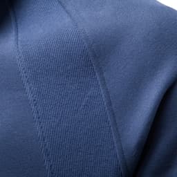 AIOPESON Half Zip Cotton Blend Sweatshirts Stand Collar Ribbed Cuffs Raglan Sleeve Casual Sports Men Autumn Winter Warm Pullover