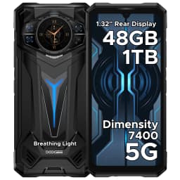 DOOGEE S200 Ultra 5G AI Rugged Phone 6.72" Dimensity 7400 48GB RAM (12+36) 1TB ROM 11000mAh Battery Android 15 NFC Smart phones