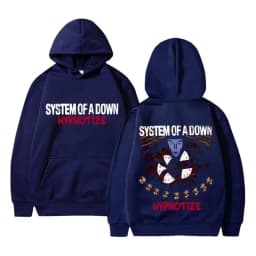 Vintage Rock Band System of A Down Hypnotize Print Hoodie Men Alternative Metal Music Sweatshirt Mens Gothic Harajuku Streetwear
