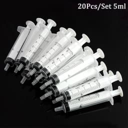 No needle! 5 10 20 50 100Pcs Plastic Nutrient Health Measuring Reusable Hydroponics Nutrient Syringe Tools Sampler 5ML Syringe