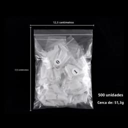 500pcs False Nail Art Tips French Natural Transparent Coffin False Nails Tips Acrylic UV Gel Nail Polish Manicure