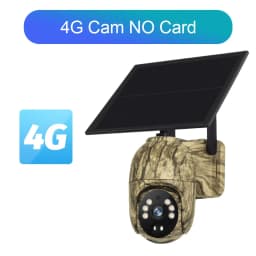 Ubox Solar Camera 4G LTE Cellular Trail Camera with Solar Panel Security Cam Full Color Night Vision for Outdoor Wildlife