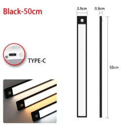 LED Night Light Motion Sensor Light Wireless USB led Cabinet Night Wardrobe Lamp For Kitchen Cabinet Bedroom Wardrobe Sensor LED