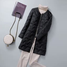 White Duck down Jacket Collarless Women's Mid-Length Coat round Neck Inner plus Size Elderly Mothers Spring Fashion