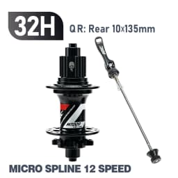 ARC Hub Mountain Bike Hub 009 HG / MS / XD 32 Holes 6 Disc Bolt J-Bend MTB Hub NBK Disc Bearings Cycle Wheel Rim Hub HG 12 Speed