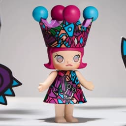 POPMART MEGA ROYAL MOLLY 100% Anniversary Series1 Blind Box Mystery Box Guess Bag Toys Doll Cute Anime Figure